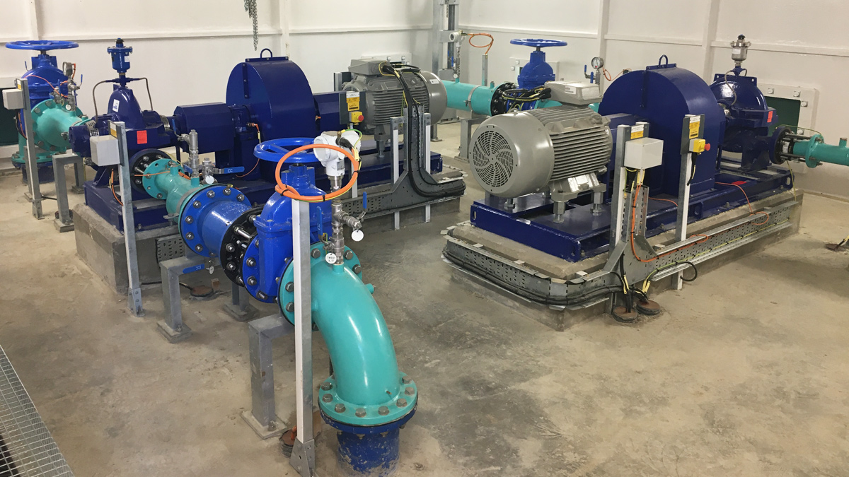 Childrey Warren WBS completed pump manifold - Courtesy of SMB