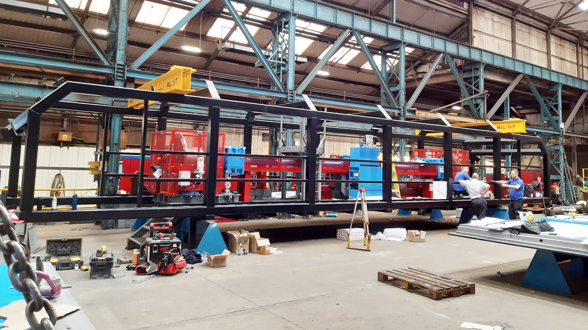 The barrier has been manufactured off site to enable greater quality control- Courtesy of JBA Bentley