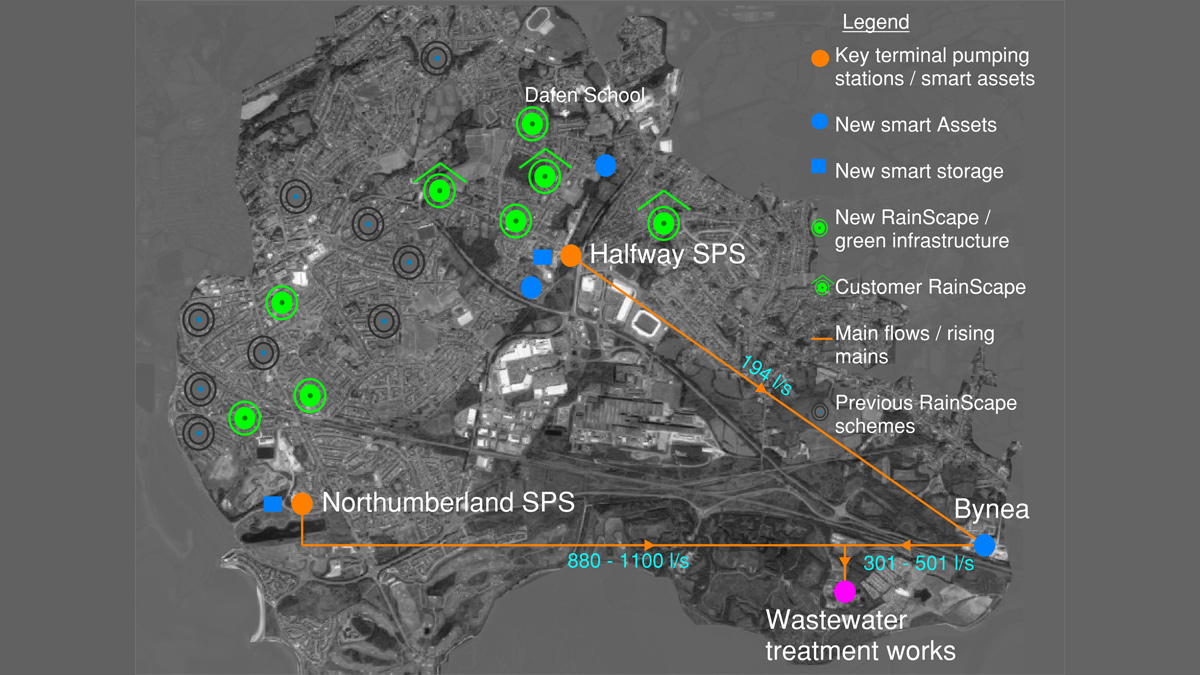 New telemetry link between Northumberland SPS and Bynea SPS - Courtesy of Arup