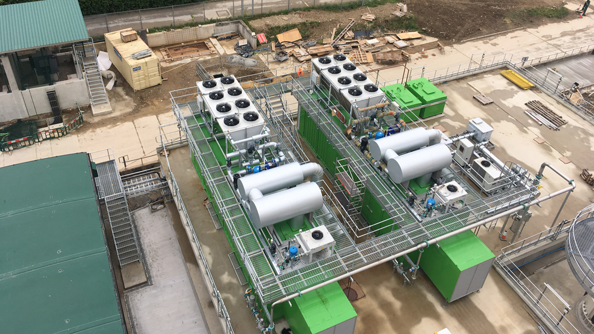 CHP’s on elevated platform under construction - Courtesy of YWS