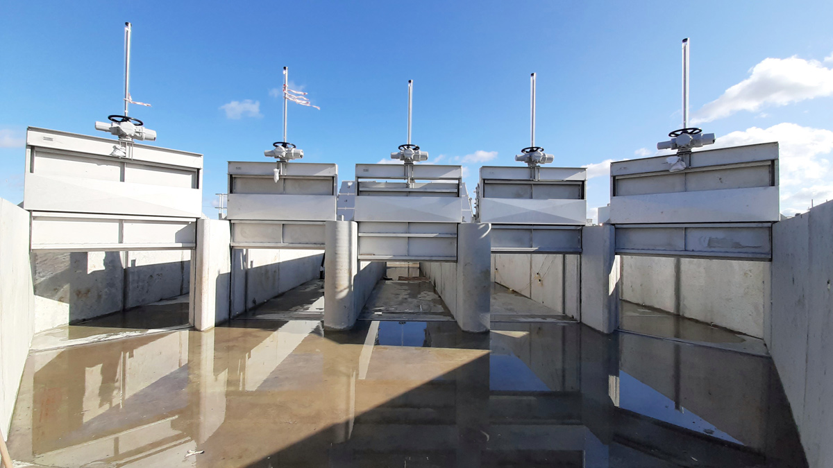 The new approach channel to the fine screens - Courtesy of MMB