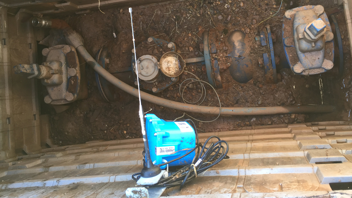 Meter and telemetry - Courtesy of Waterco