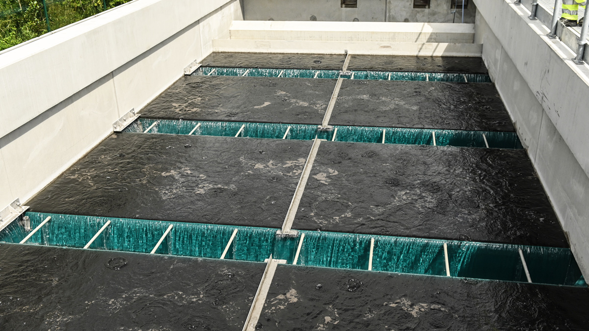 RGF backwash - Courtesy of South East Water