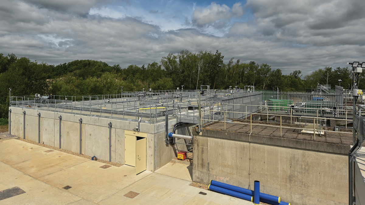 The old and new Bray Keleher WTW - Courtesy of South East Water