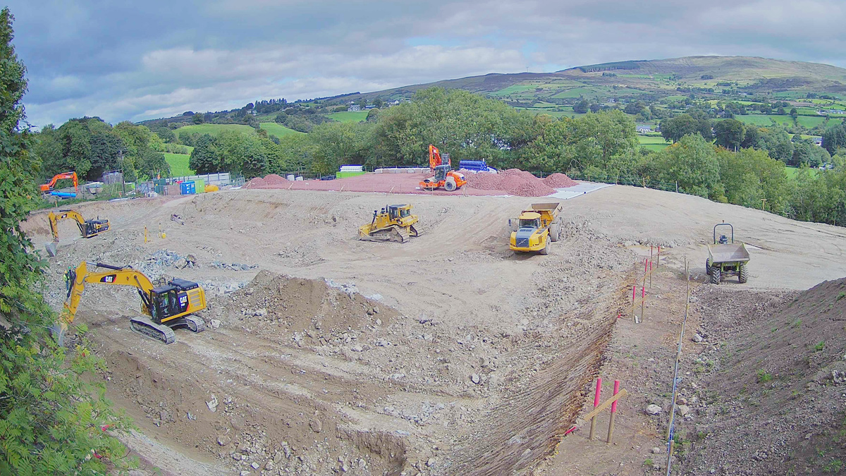 Bulk excavation - Courtesy of NI Water