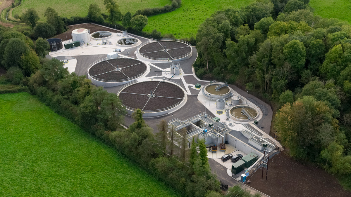 The completed Maghaberry WwTW - Courtesy of GEDA Construction