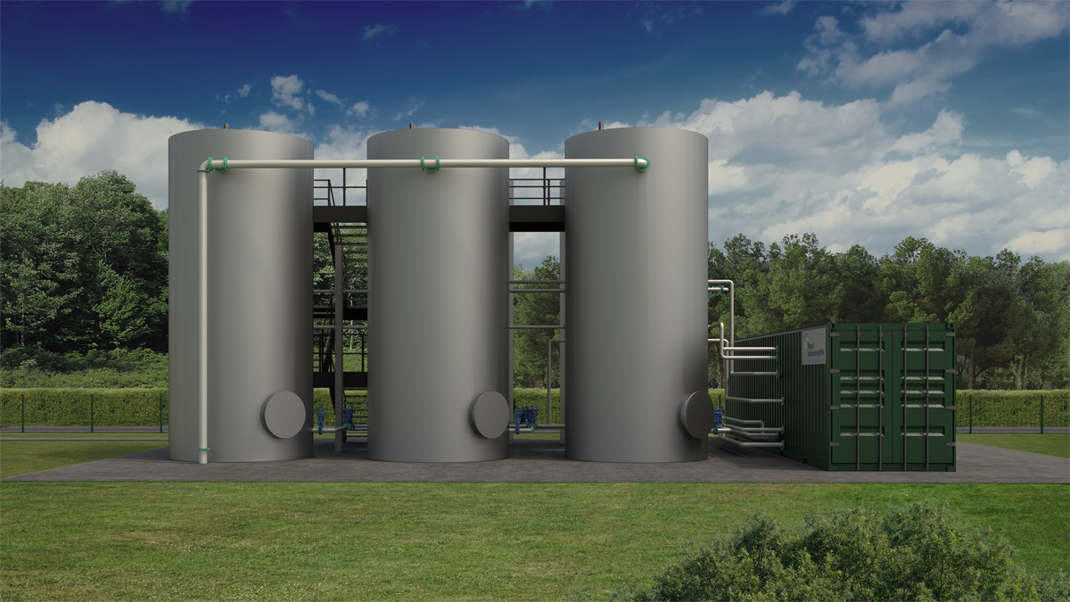 Render of Nereda® Package Plant - Courtesy of Royal HaskoningDHV