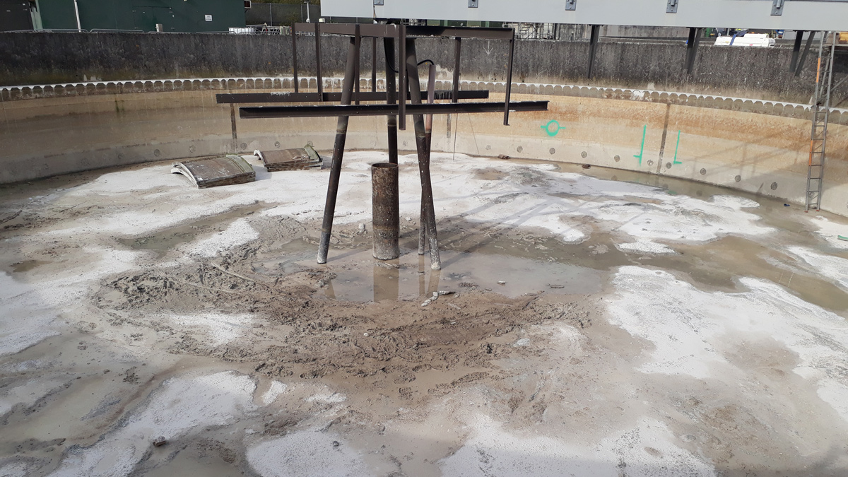 Morecambe WwTW: January 2020 - Conversion of an FST to tidal storage - Courtesy of United Utilities