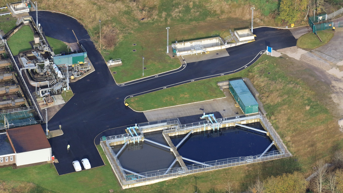 Overview of the Royton CSO and detention tank - Courtesy of United Utilities