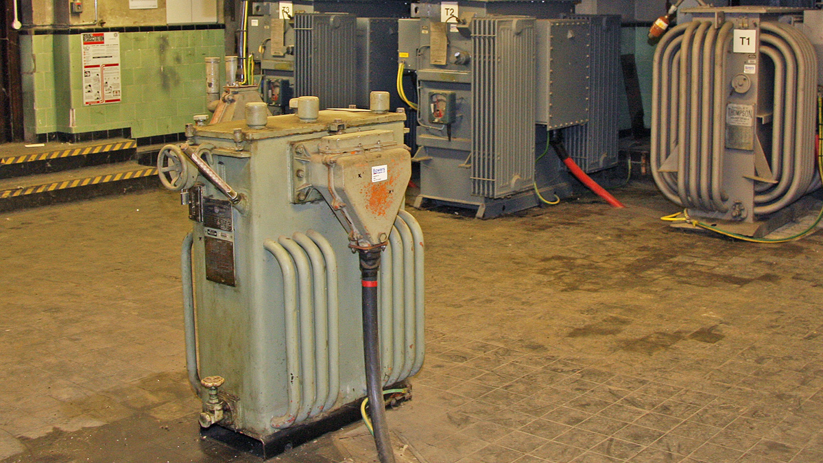 Existing HV substation in basement - Courtesy of NWG