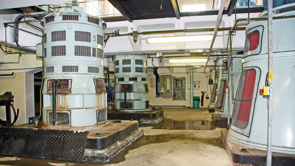 Existing 1939 and 1952 pumps - Courtesy of NWG