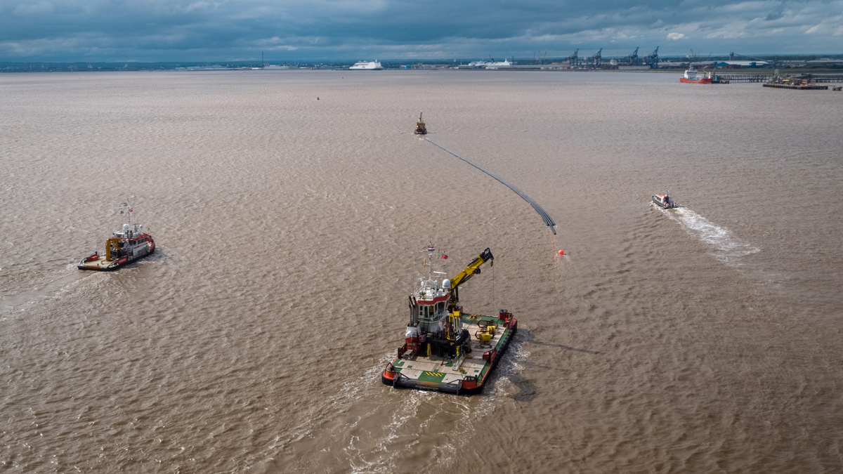 LSO pipeline sections arrive from Norway - Courtesy of Van Oord