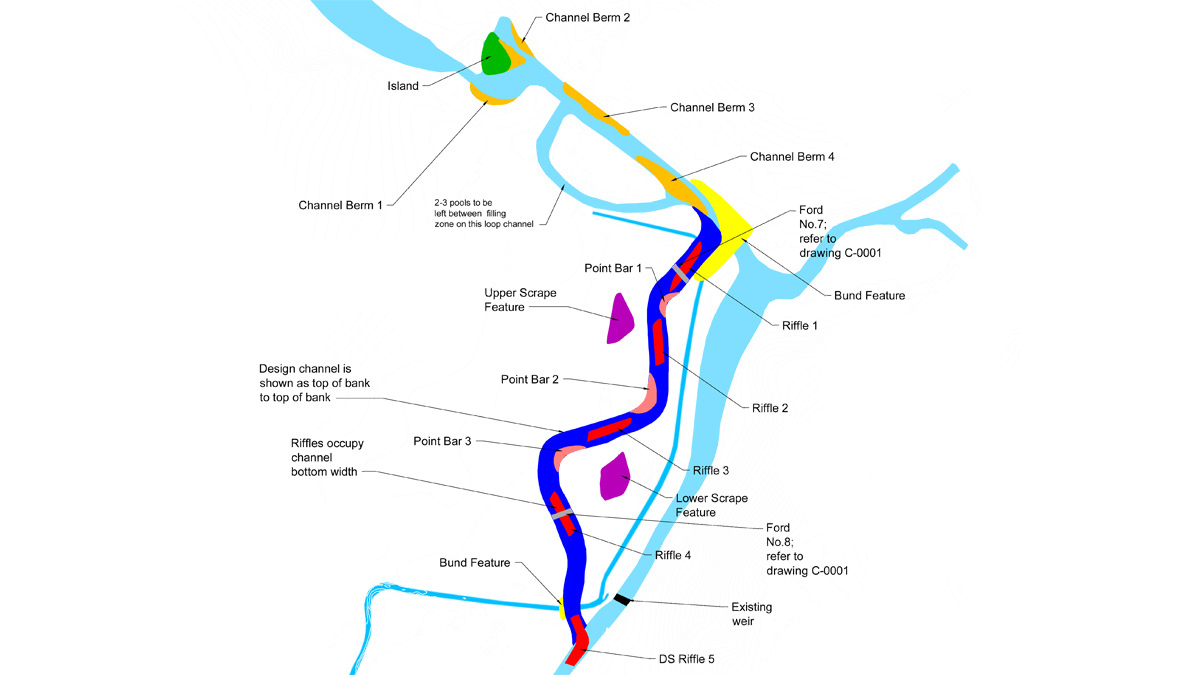 Figure 4: Design for Woodhall Phase 1 - Courtesy of Affinity Water
