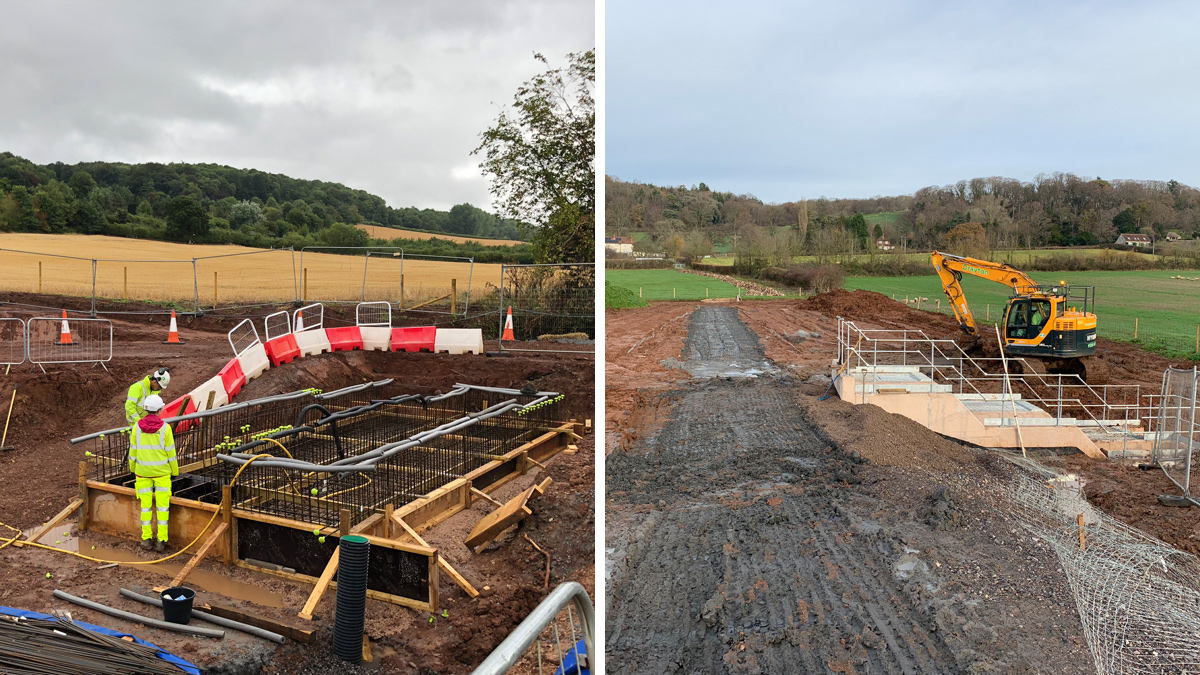 Inlet and core - Courtesy of Skanska