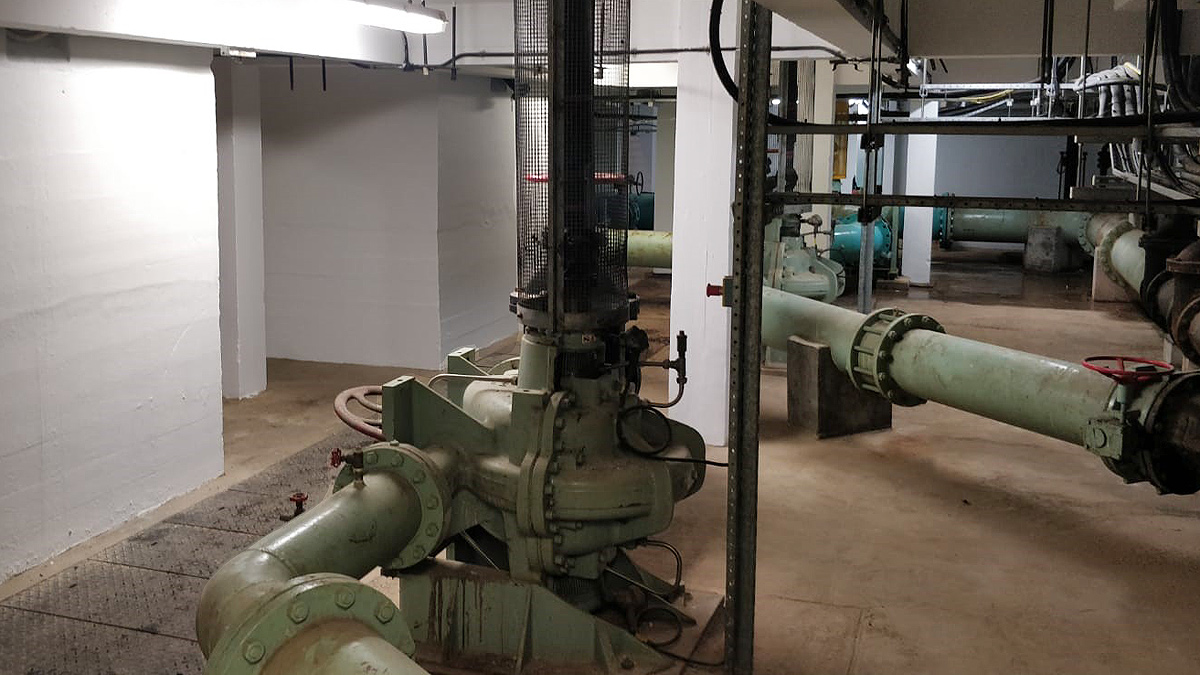 Basement concrete repairs - Courtesy of Enisca Browne