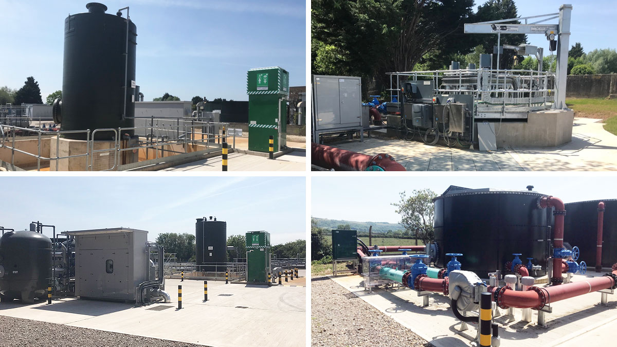 Brockhampton STW tertiary solids removal plant - Courtesy of Costain