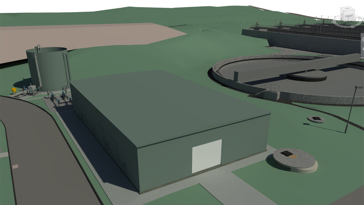 SAS thickener area - Courtesy of United Utilities