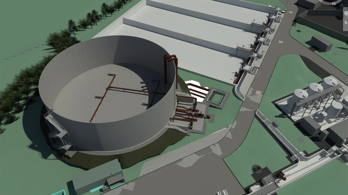 Storm storage tank and pump station - Courtesy of United Utilities