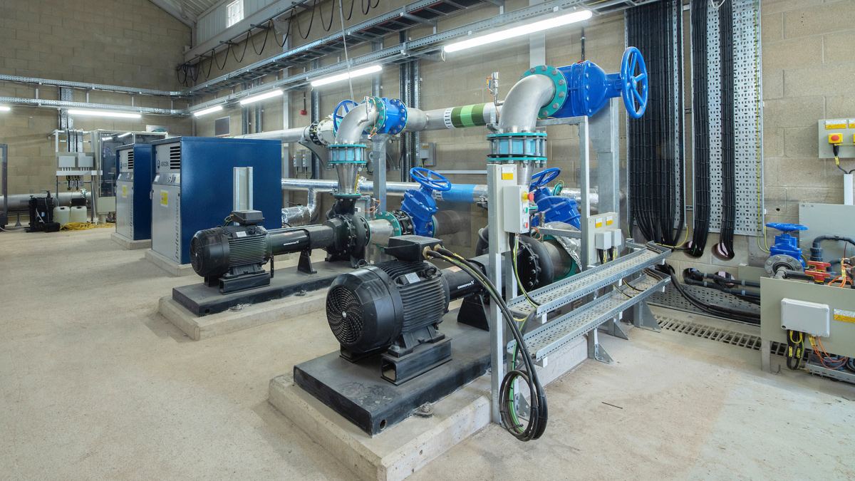 Waste building - Courtesy of Wessex Water