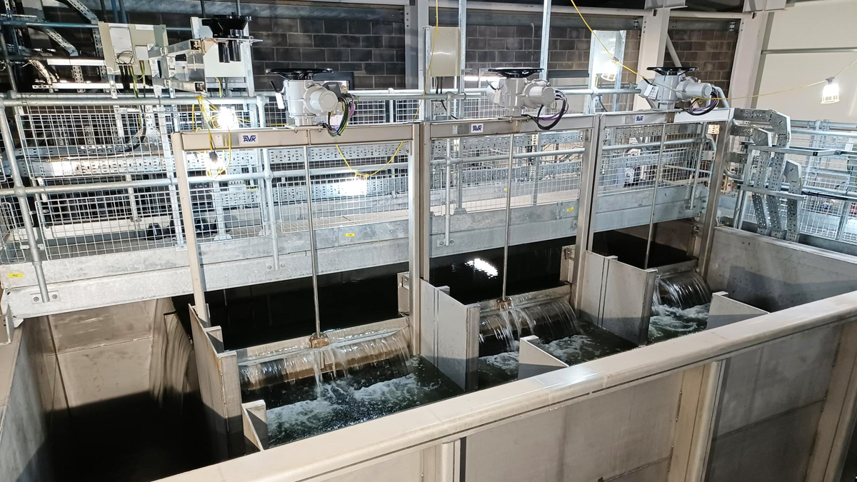 DAF inlet - Courtesy of Wessex Water