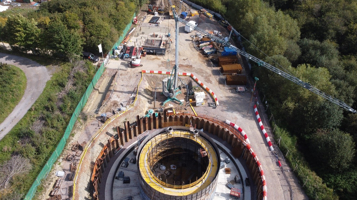Compact plant cofferdam - Courtesy of MWH Treatment