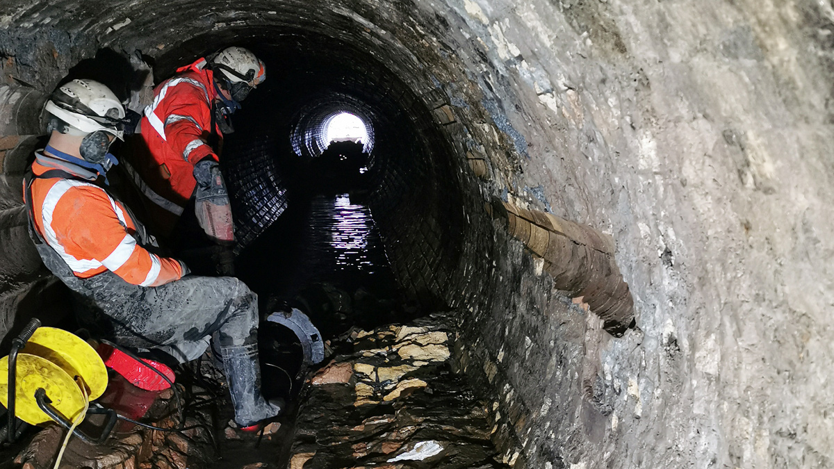 Removed tunnel plug - Courtesy of Arup