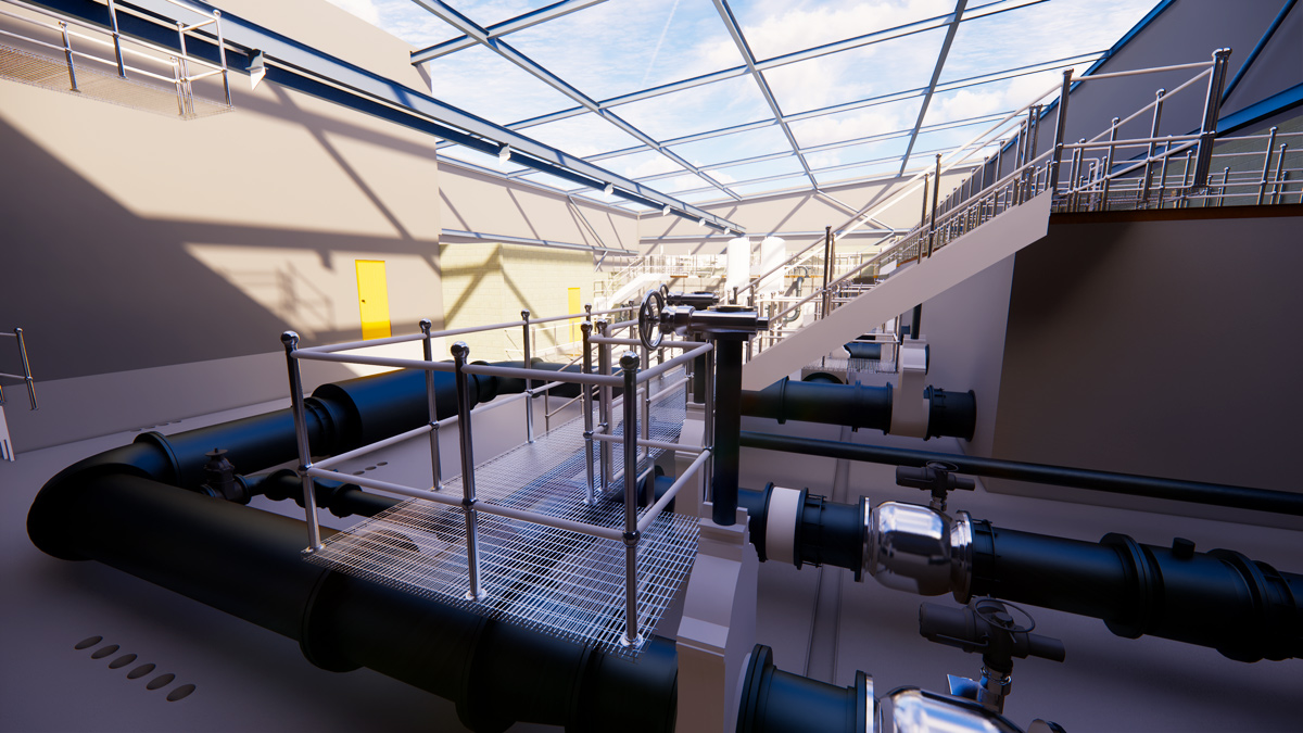 Visualisation with the roof omitted - Courtesy of ESD