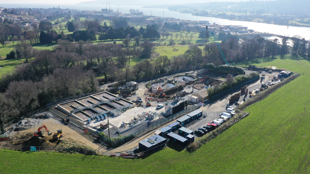 Warrenpoint WwTW after SWELL upgrade - Courtesy of NI Water SWELL