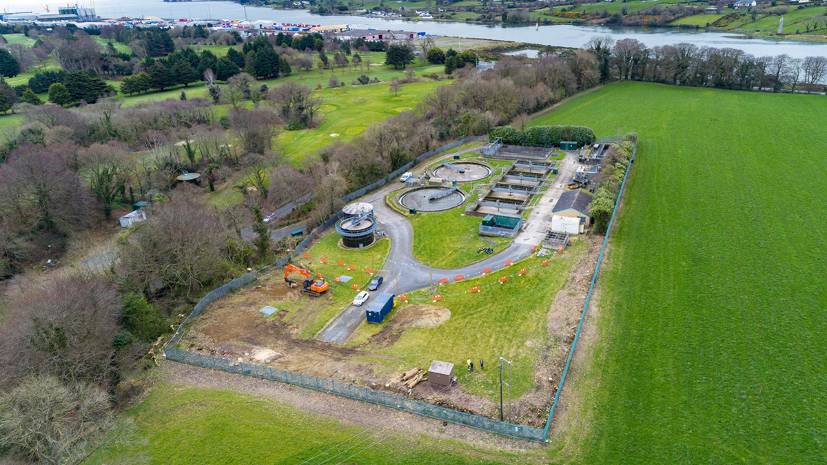 Warrenpoint WwTW (April 2019) before SWELL upgrade - Courtesy of NI Water SWELL