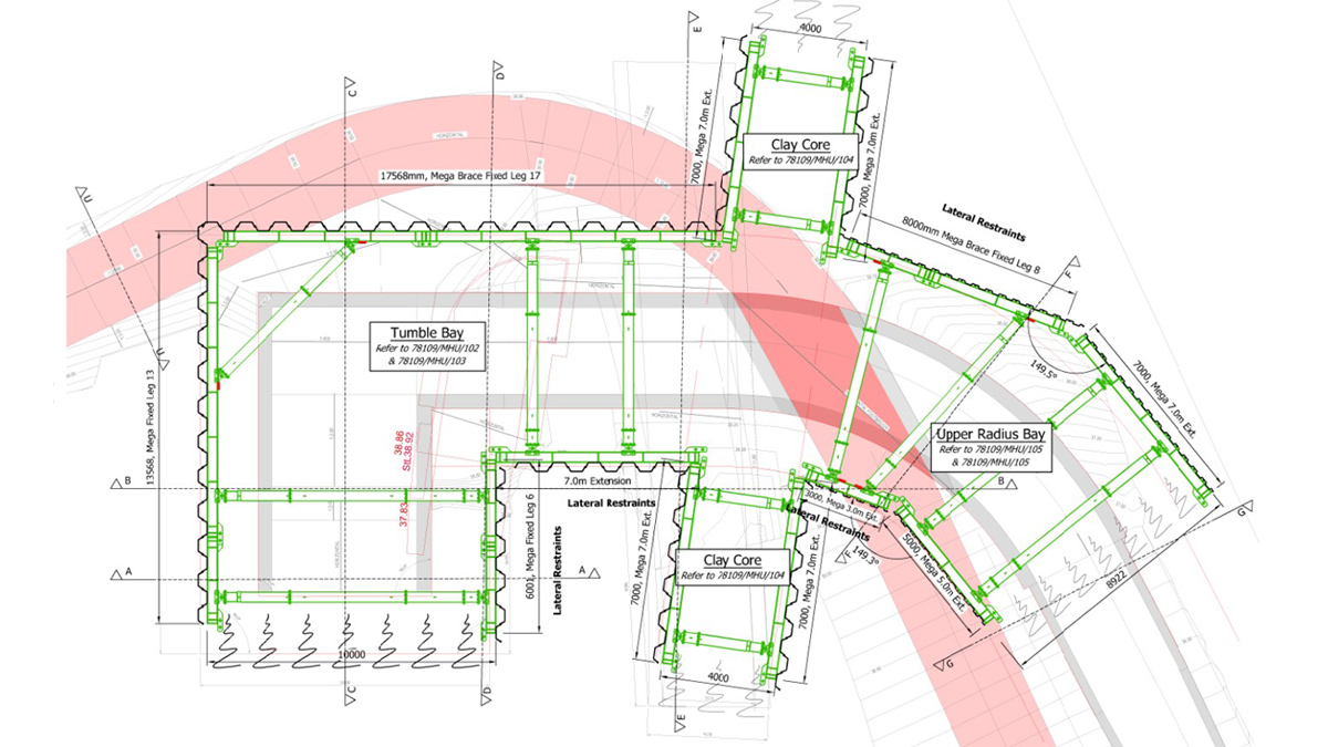 Hybrid piling design - Courtesy of MMB