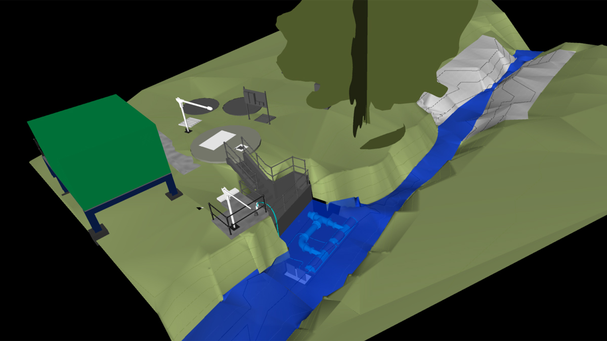 Brede outline design 3D model - Courtesy of Trant Engineering