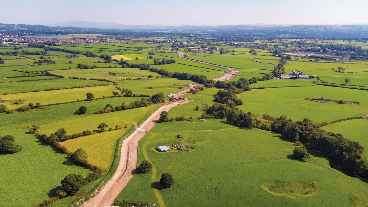 Alston Spade Mill Pipeline under construction - Courtesy of Advance-plus