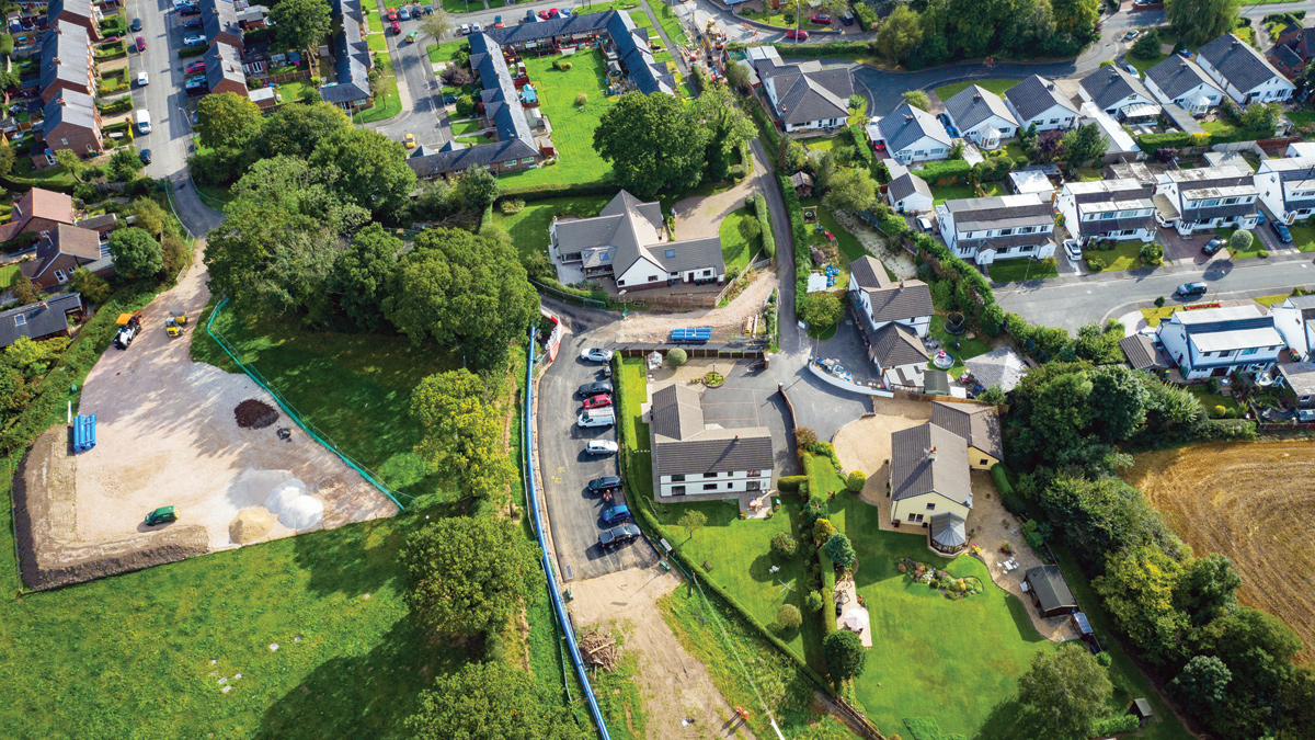 Treatment works connection site - Courtesy of Advance-plus