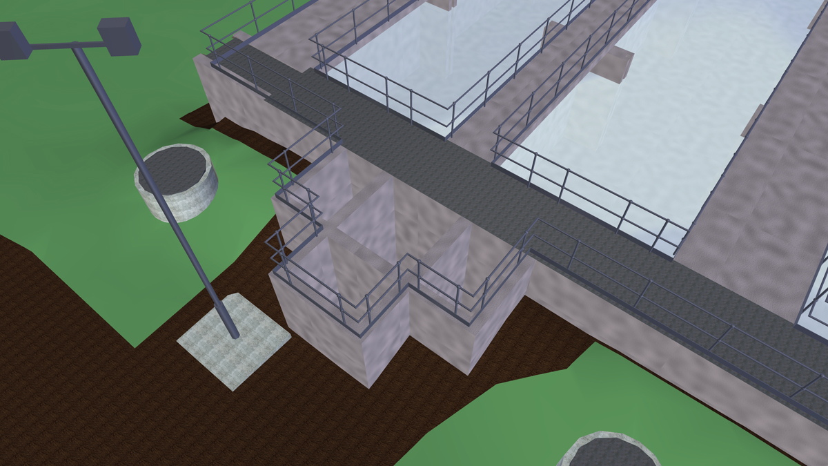 Extract from 3-D model showing ASP discharge flow distribution structure - Courtesy of MWH Treatment
