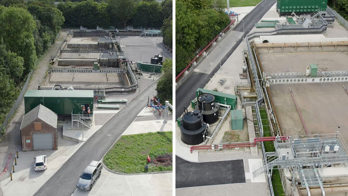 Re-purposed PSTs and MCC kiosk at Darwen - Courtesy of United Utilities