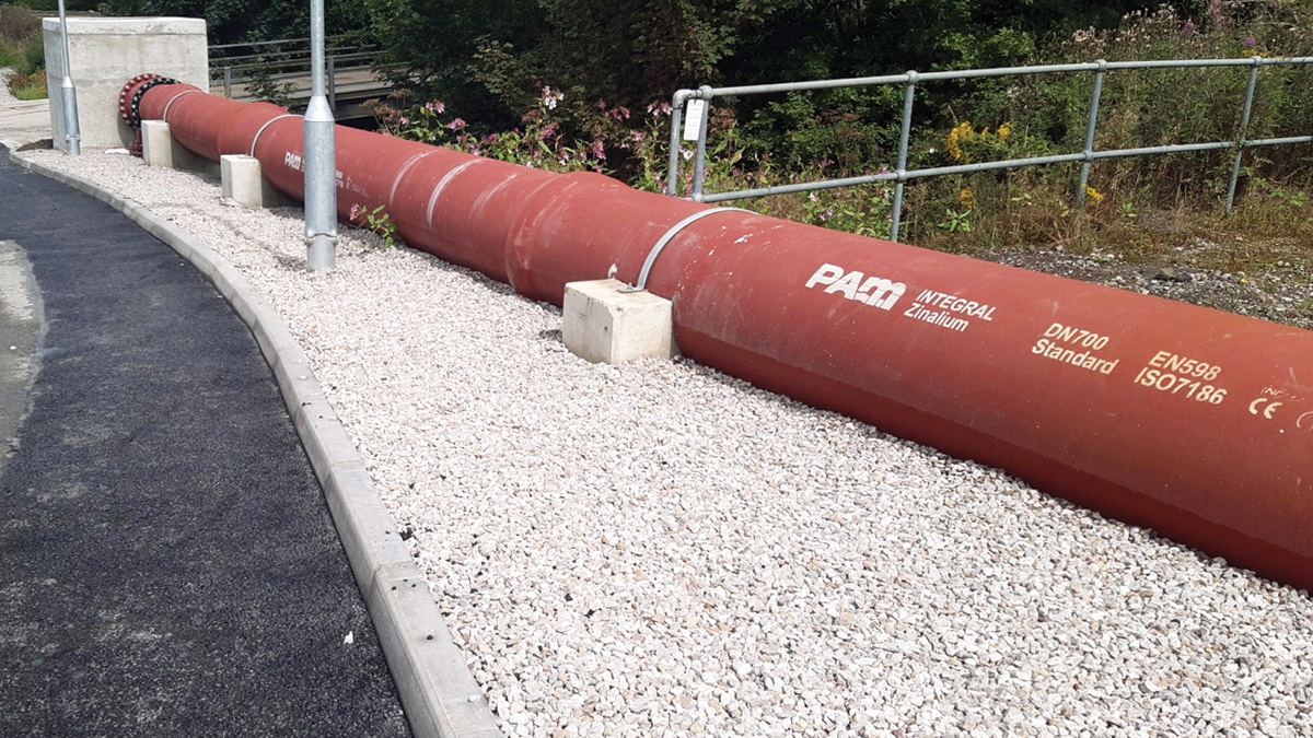 Darwen WwTW continuity pipeline - Courtesy of United Utilities