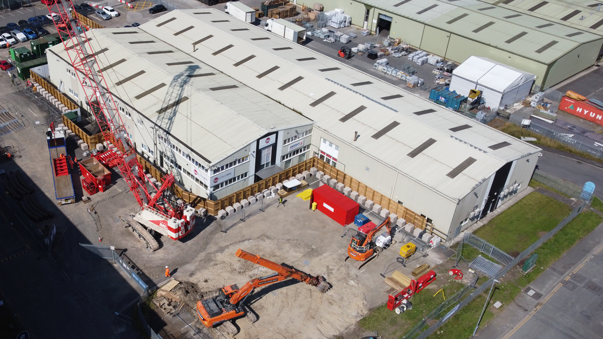 PEN0056 site establishment - Courtesy of United Utilities & Advance-plus