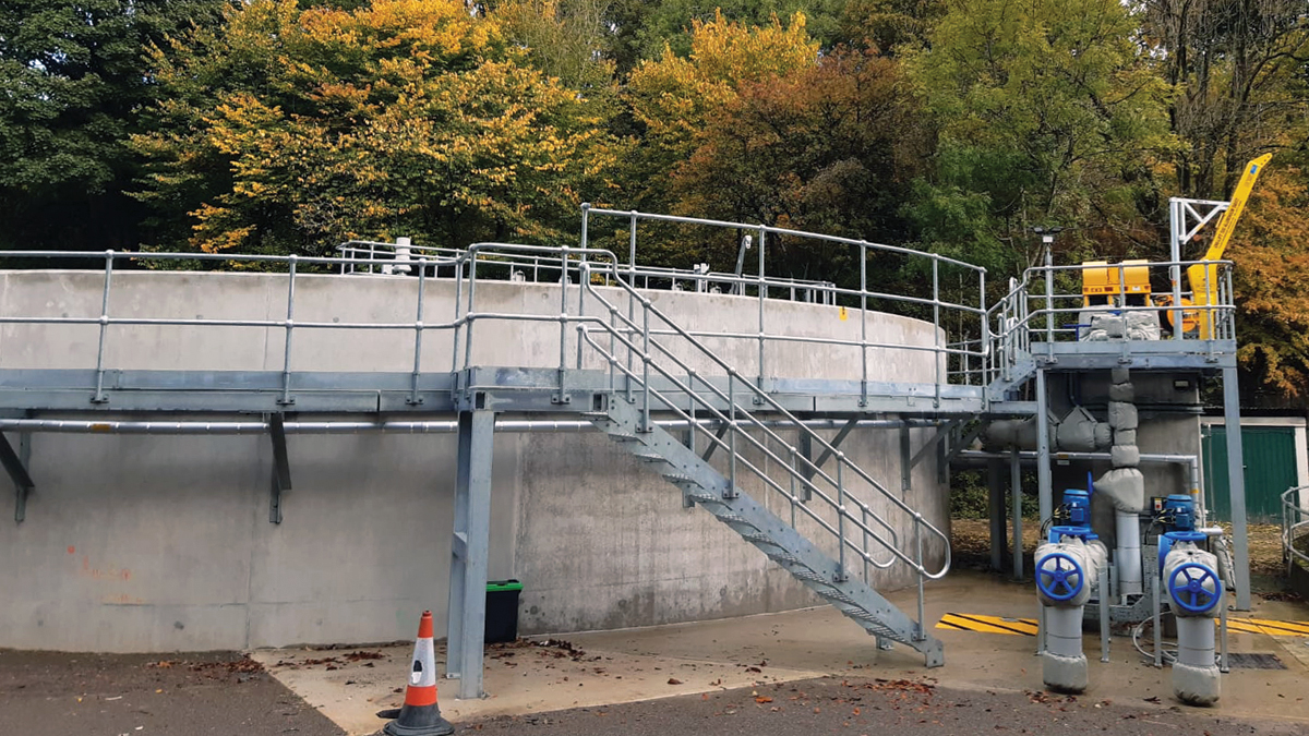 Primary settlement tank - Courtesy of Mott MacDonald Bentley