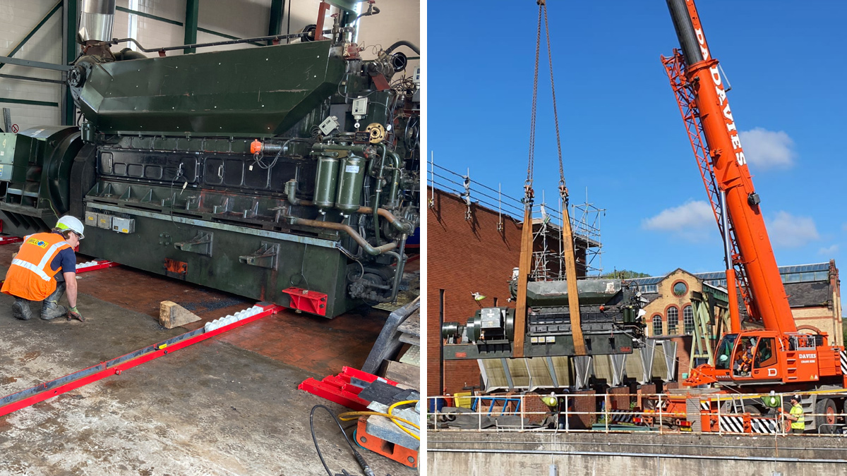Removal of original generators - Courtesy of Morgan Sindall