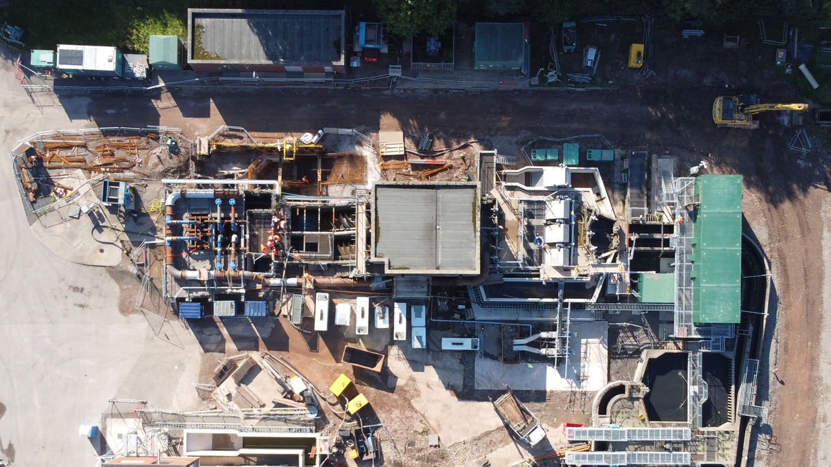 Inlet works - Courtesy of J Murphy & Sons