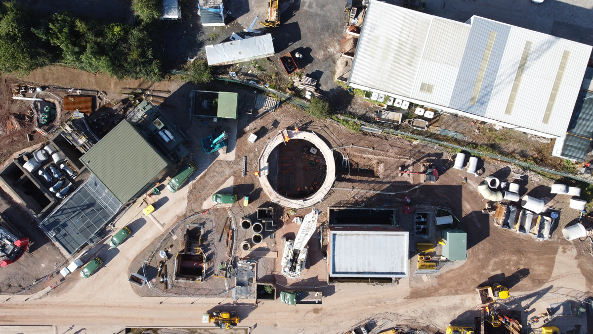 Tertiary pumping station - Courtesy of J Murphy & Sons