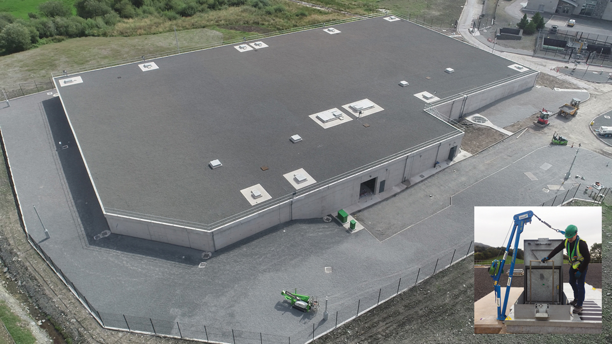 (left) Drumaroad CWB - Courtesy of GRAHAM and (inset) access demonstration - Courtesy of RPS