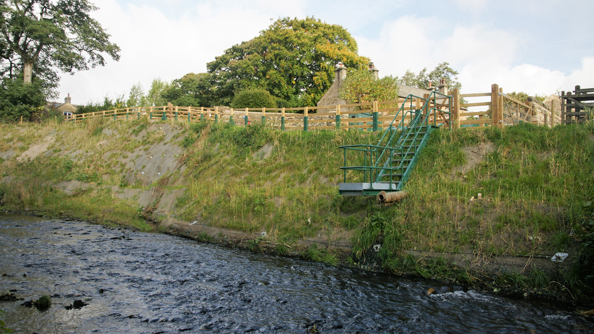 Completed slope stabilisation - Courtesy of MWH Treatment