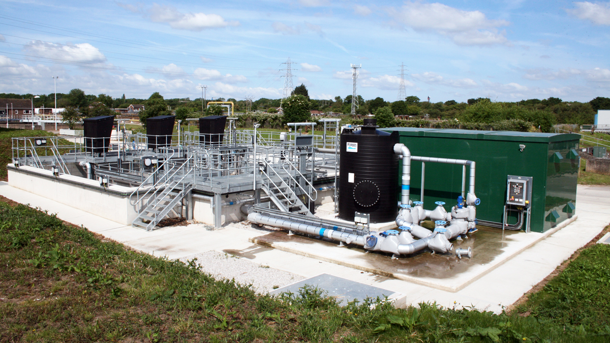 Tertiary plant looking north west- Courtesy of United Utilities