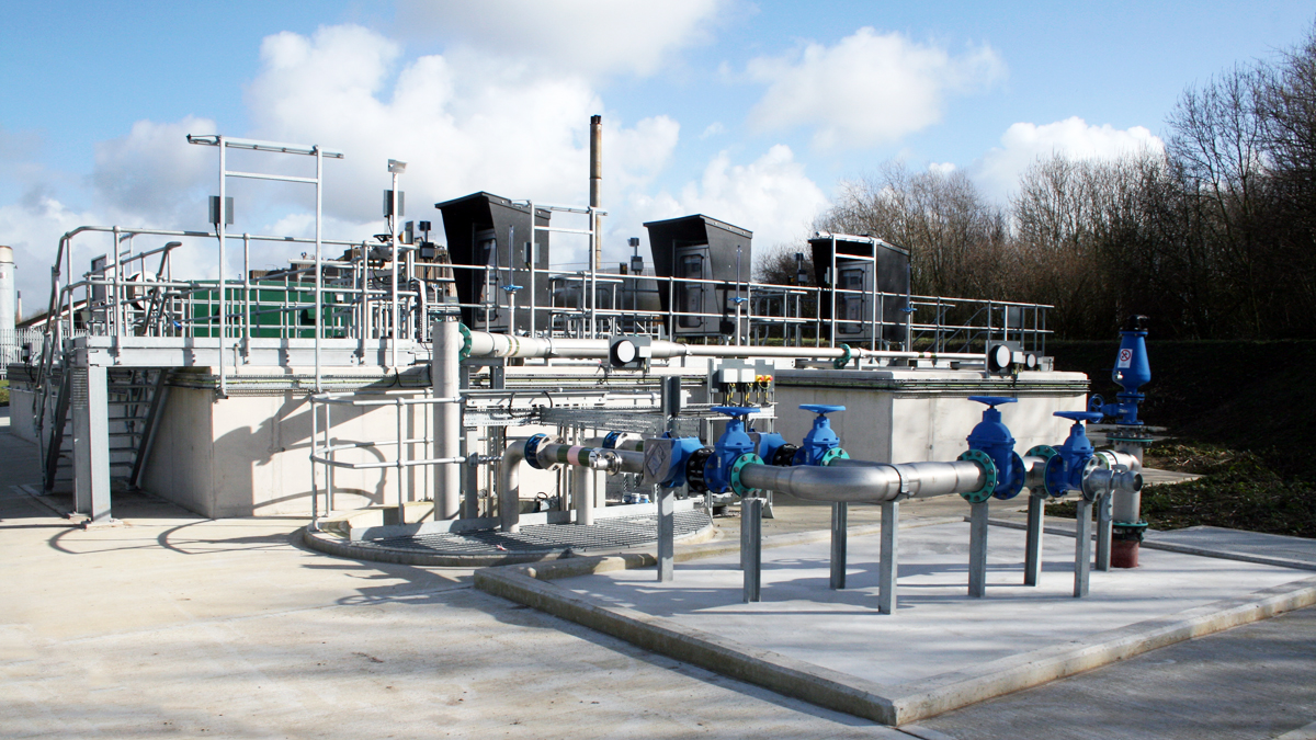 Tertiary treatment plant - Courtesy of United Utilities