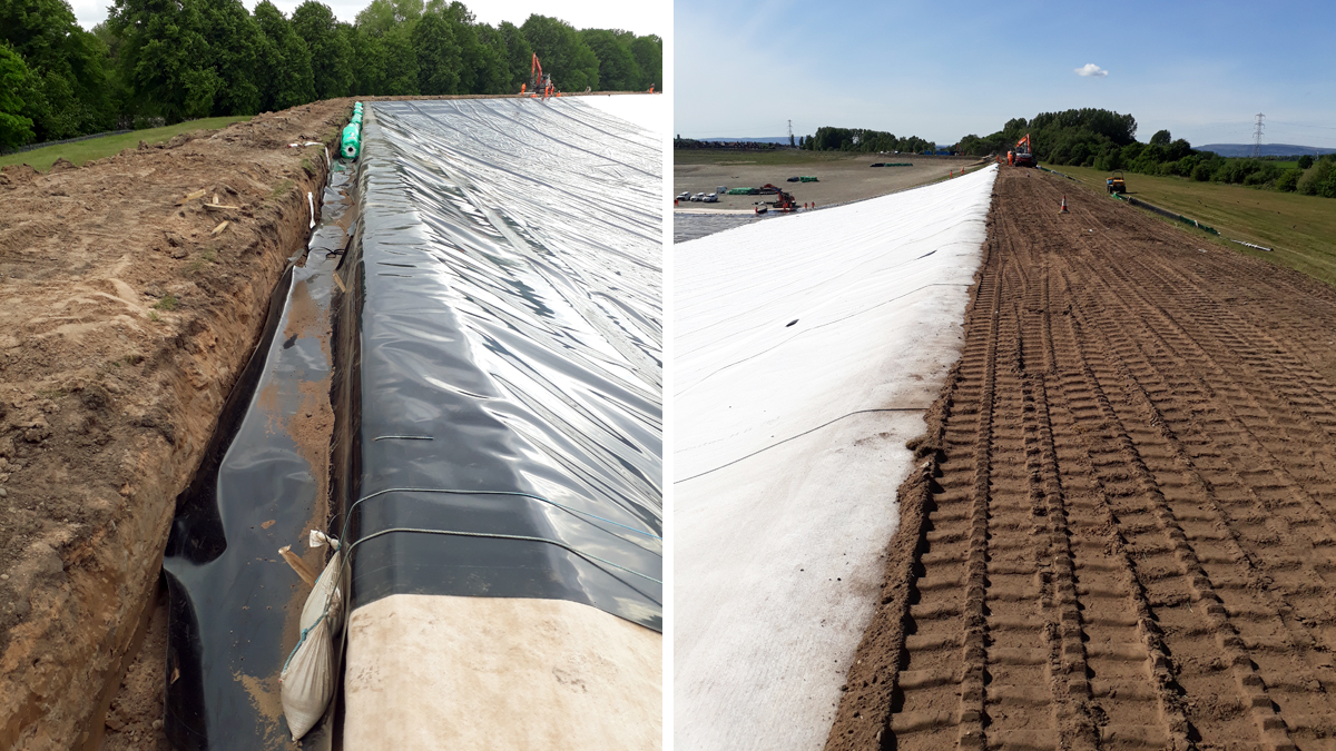 Anchoring of liner - Courtesy of Costain