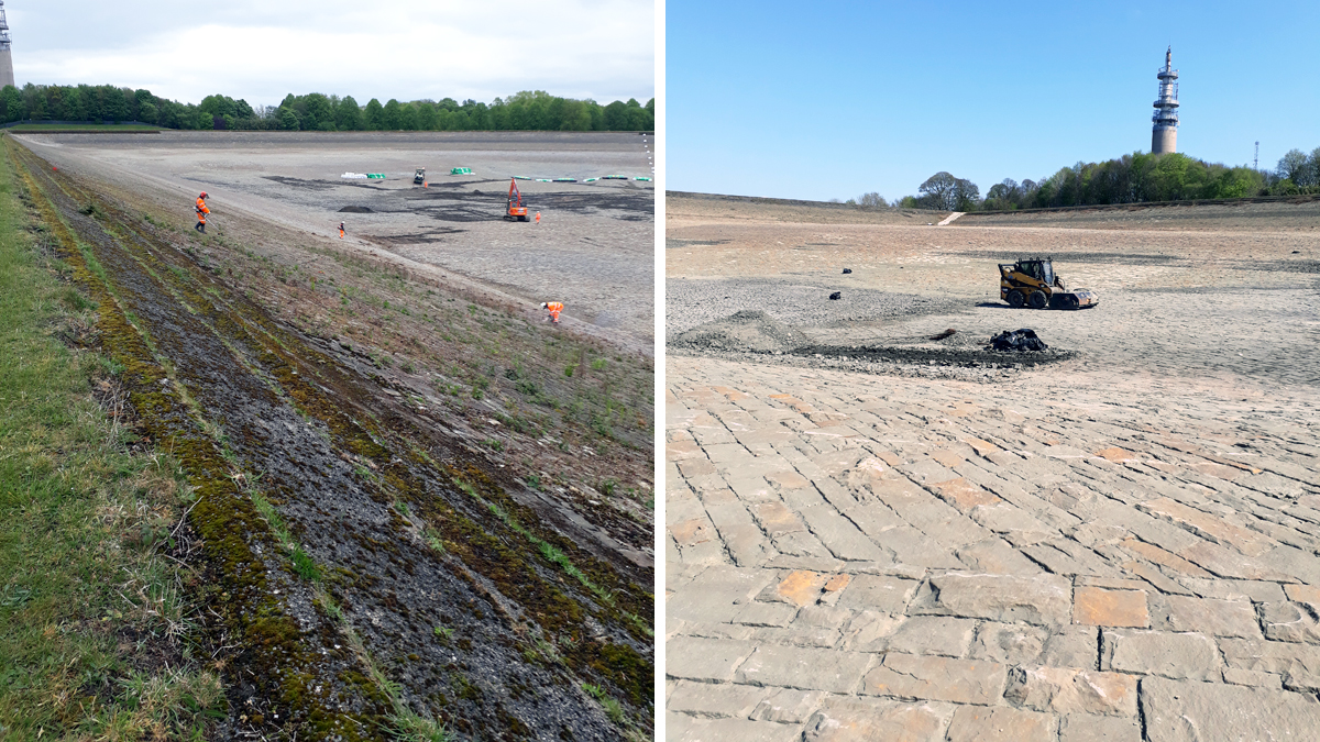 Clearance works - Courtesy of Costain