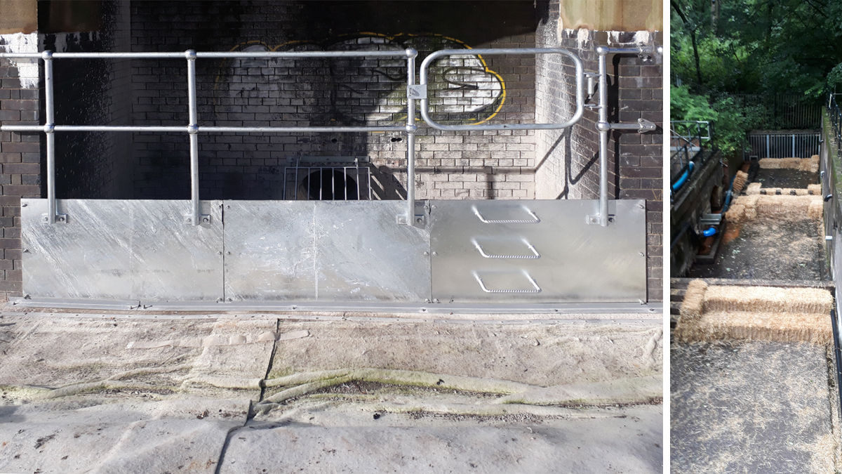 New overflow weir - Courtesy of Costain