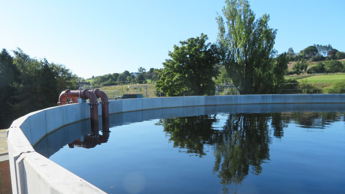 Horwich storm tank water test - Courtesy of A-Consult Ltd