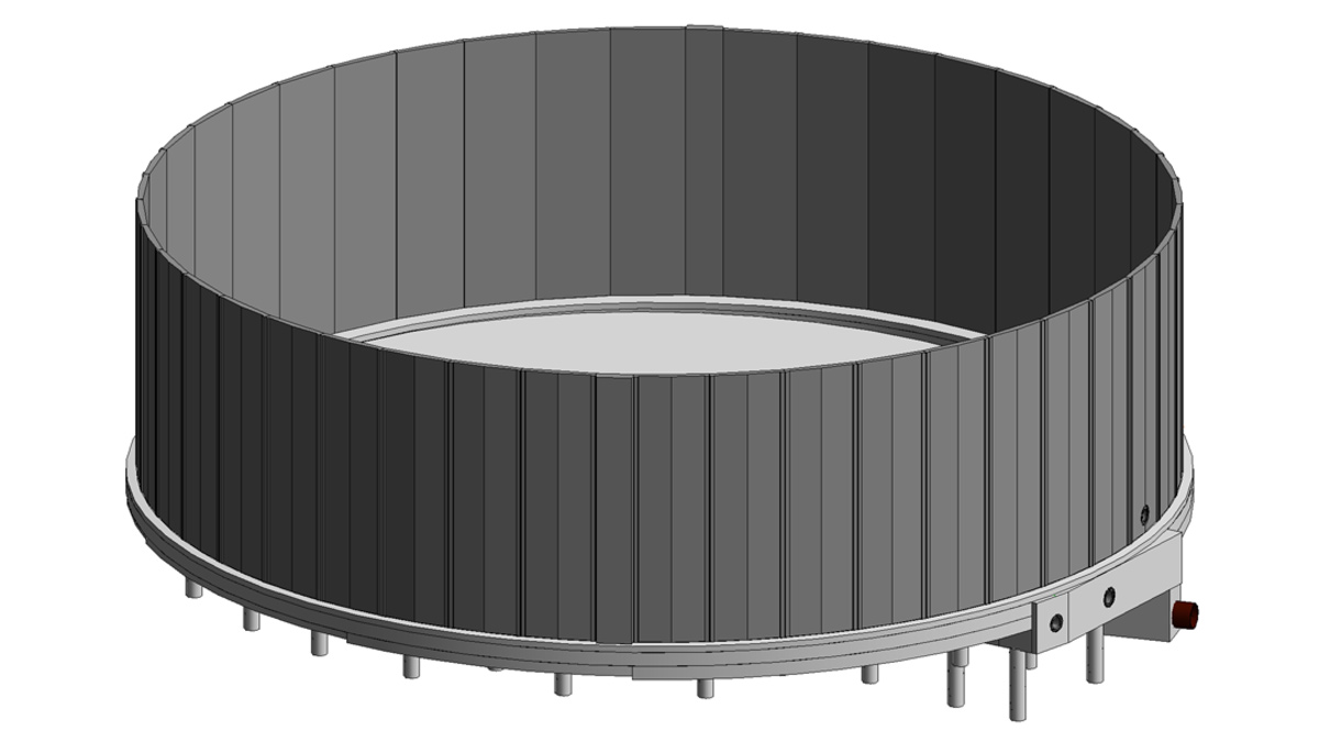 3D model of the Horwich WwTW storm tank - Courtesy of A-Consult Ltd
